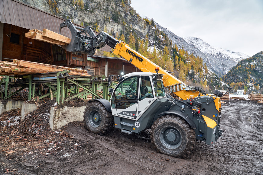 Liebherr présente à la foire forestière de Lucerne 2023 des machines spéciales et des solutions pour l'industrie du bois et la sylviculture